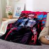Chainsaw Man Anime Character Print Flannel Blanket Ultra Soft Warm Throw For Couch Bedroom Living Room Indoor Home Decor Gift