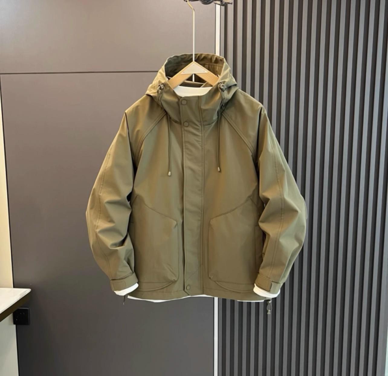 Men s Trendy Hooded Jacket - Spring/Autumn Casual Versatile Sports Outdoor Top Medium