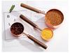 Belly Cup Rose Gold & Walnut Wood Measuring Spoon and Acacia Cup Set