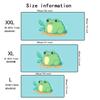 Cute Cartoon Frog  Mouse Pad XXL Large Gaming Accessory Deskmats HD Non-Slip Rubber Computer Keyboard Mat Office Laptop Mousepad