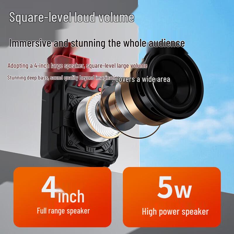 Newman K508 Portable Bluetooth Speaker CN plug (adapter included)