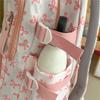 Cute Bow Print Backpack for Women Lightweight Casual Daypack Travel School Bag with Multi Pockets