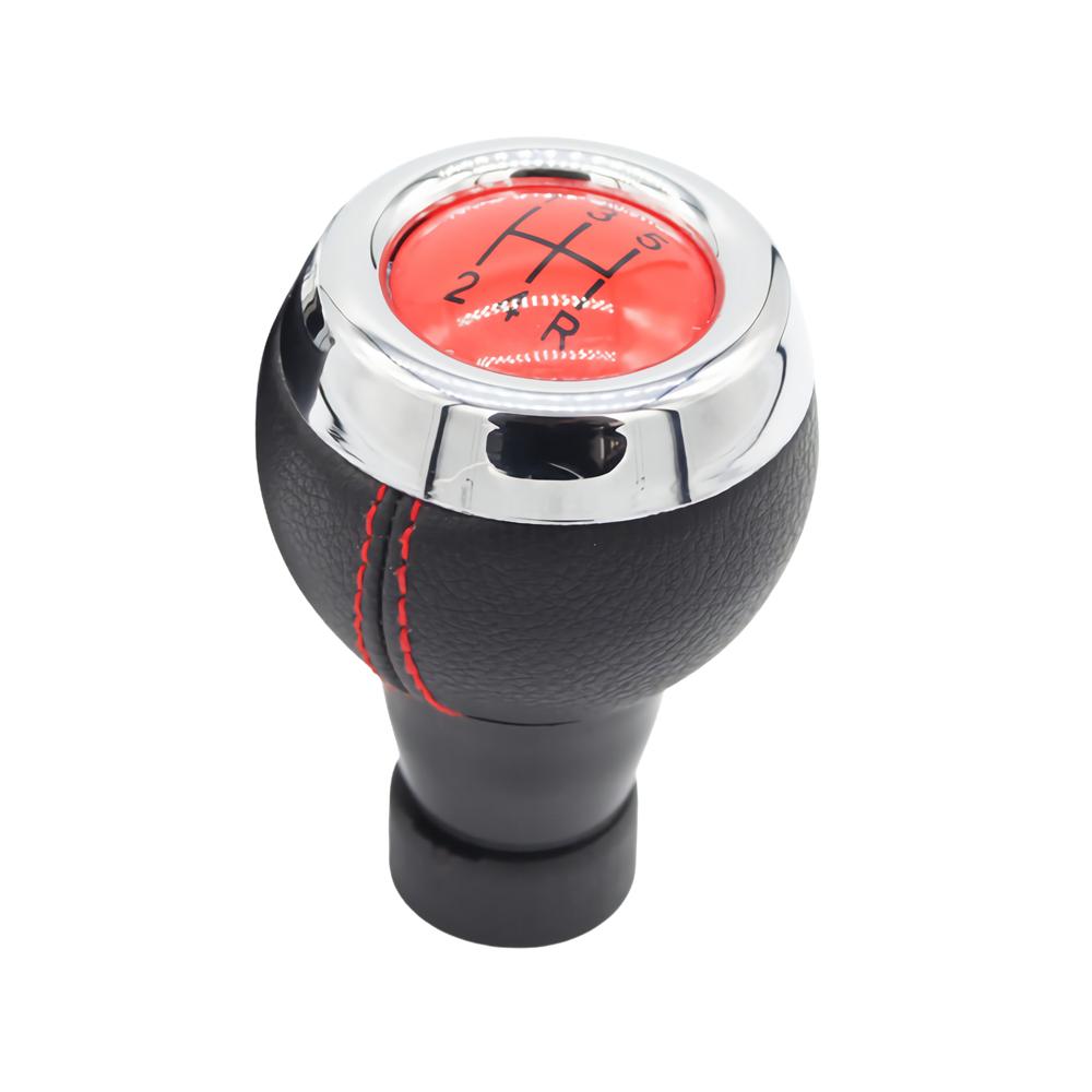 1Pc 5 6 Speed Manual Gear Knob For MINI COOPER R55 R56 R57 R58 R59 R60 R61 Leather Shifter Handball Gear Shift