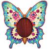 Holz DIY Schmetterling Diamantmalerei Set mit Ständer Fotorahmen Diamantkunst Kits für Zuhause Wohnzimmer Büro Tischdeko