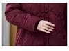 Elderly Women's Winter Cotton Coat with Detachable Hood - Loose Plus Size Warm Jacket for Mothers and Mother-in-Laws