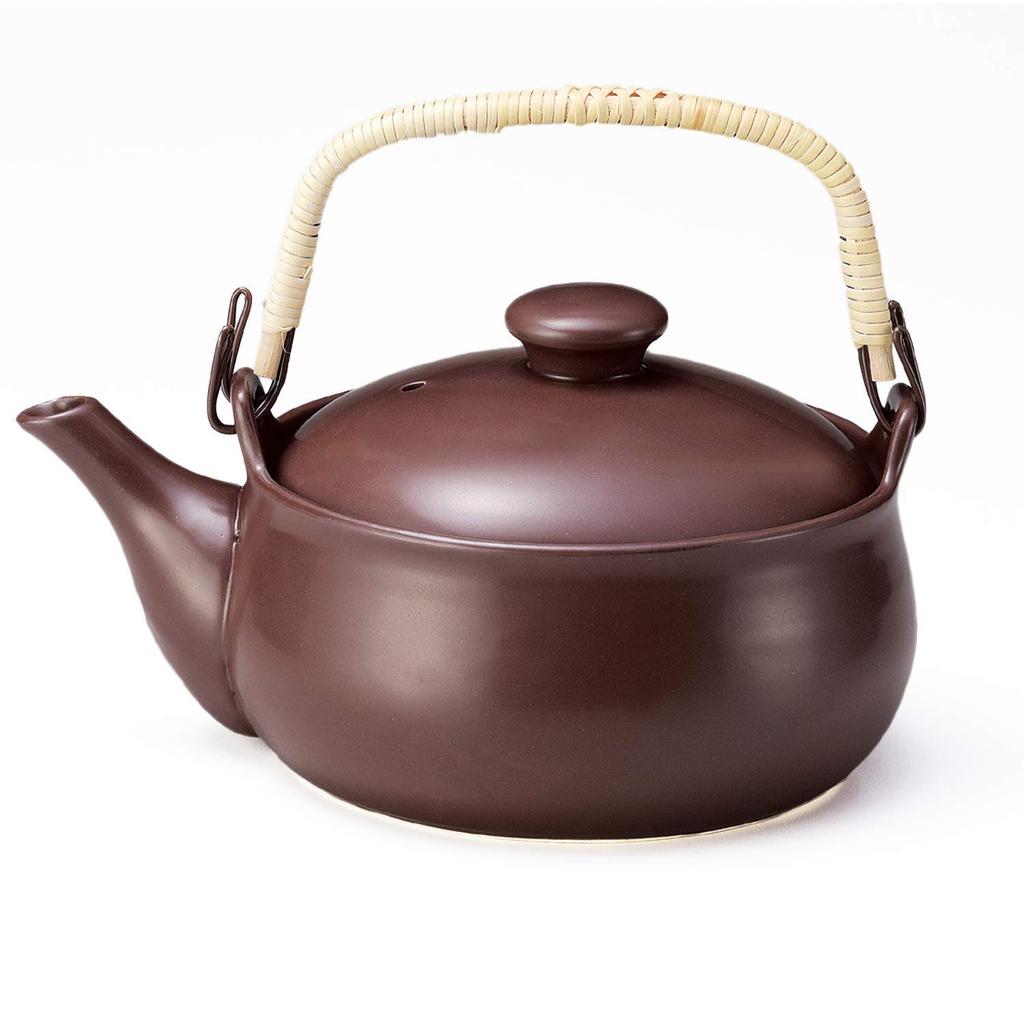 Tokoname Ware Yamagen Tea Glaze IH Heat Resistant Earthenware Teapot 1800ml Y1067