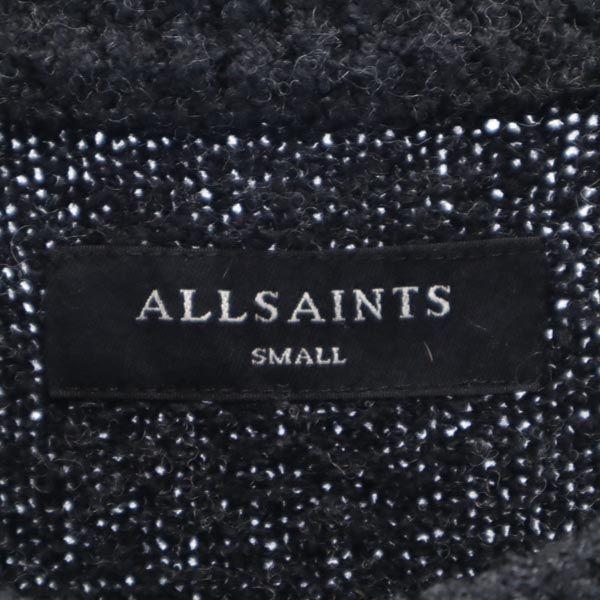 ALLSAINTS wool blend Long sleeve knit S Gray sweater Men's Used