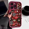 Trendy Spooky Scary Red Eye Soft TPU Phone Case For IPhone 17 Air 16 15 Pro Max 14 13 12 11 Plus Shockproof Bumper Durable Cover