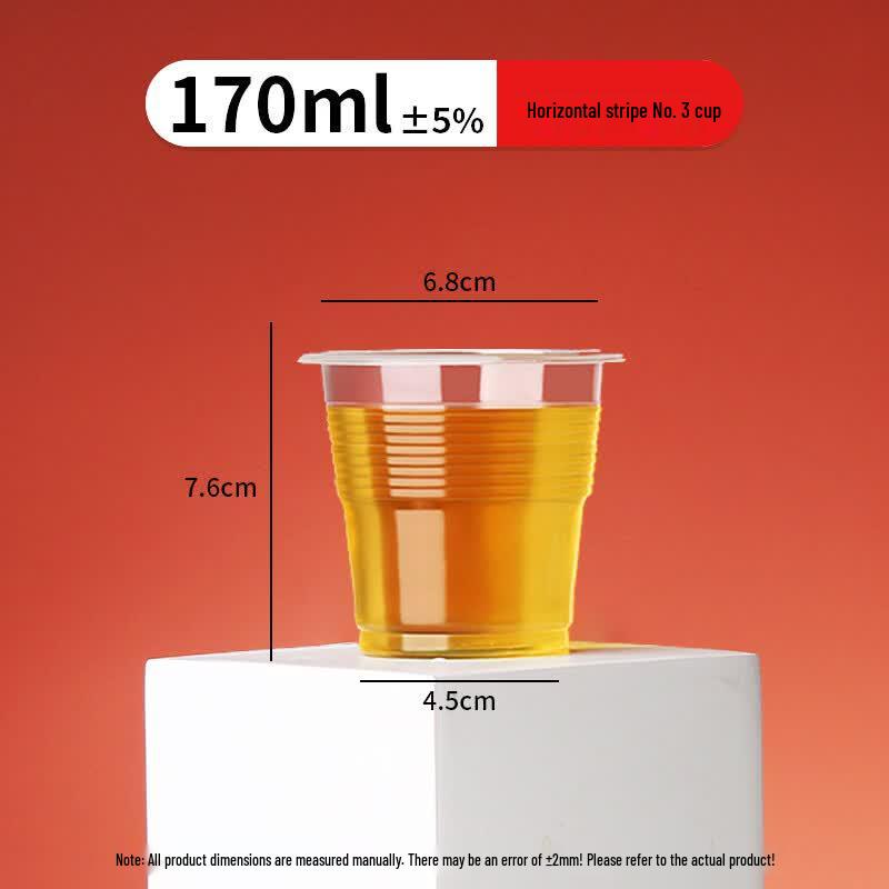 Disposable Plastic Transparent Beverage Cups