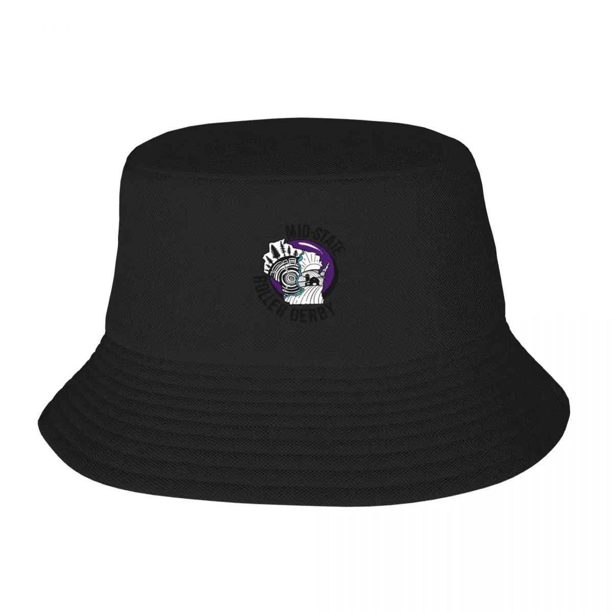 New MidState Roller Derby Bucket Hat Hat Unisex Luxury Tea Hat Tactical Cap F Women Hats Unisexs