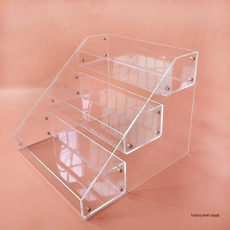 Acrylic Tiered Display Stand for Perfumes & Cosmetics