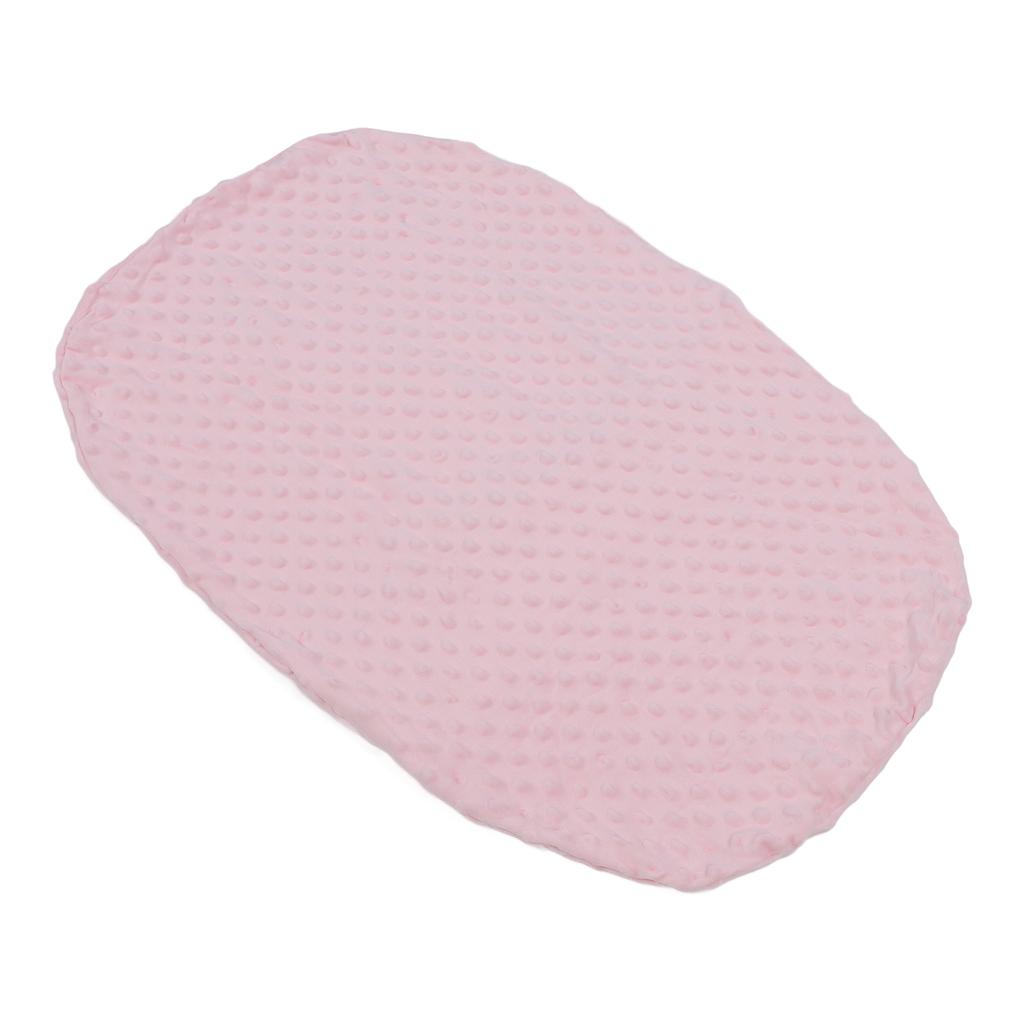 Baby Bassinet Sheet Bassinet Mattress Pad Cover Soft Velvet Cradle Sheet for Boys and Girls Pink