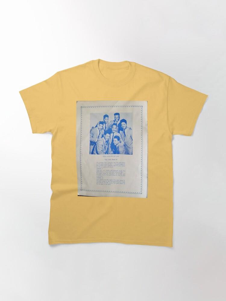 T-Shirt The Four Tops Clouds Of Joy Misto Cotone Nero Gospel