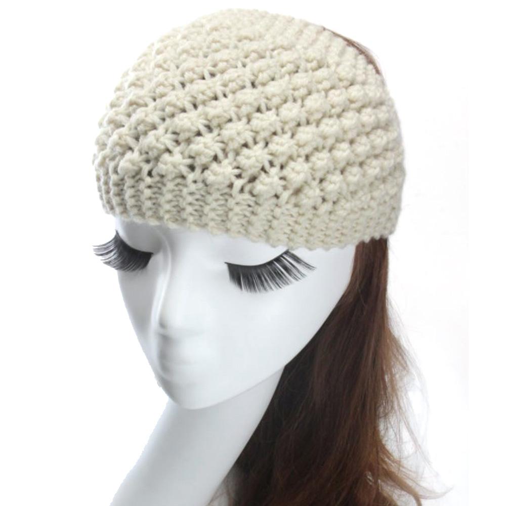 Gift Turban Hair Accessories Knitted Wool Girl Headband Headwear Elastic Crochet Hairband