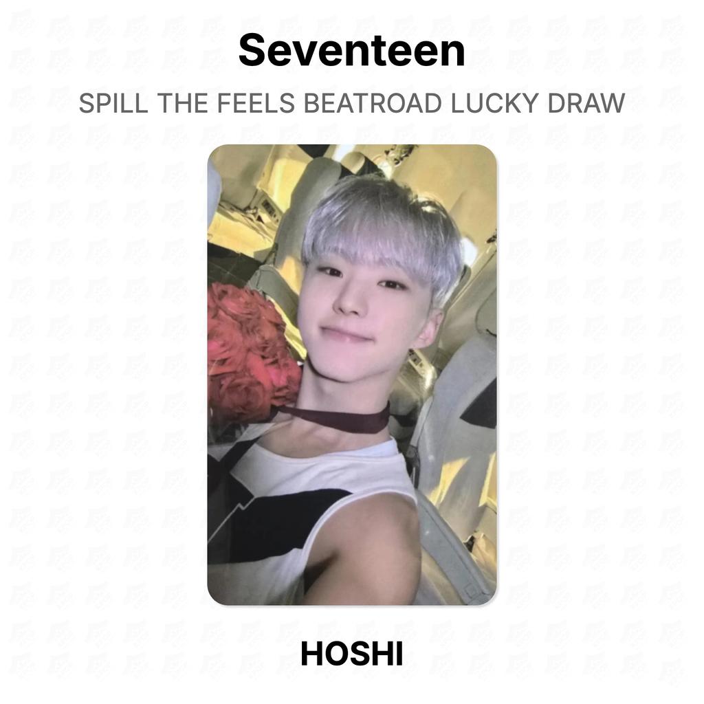 Seventeen SPILL THE FEELS BEATROAD LUCKY DRAW Official Photocard