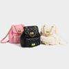 Sac à dos chaîne Xiaoxiangfeng Nouveau sac à dos de niche pour femme Sac à main Grille diamant Multifonctionnel et élégant Polyvalent Sac à dos de voyage à une épaule