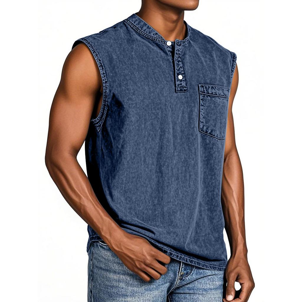Camiseta sin mangas de verano para hombre, camiseta sin mangas transpirable informal de talla grande para Surf y playa, camiseta holgada con estampado, camiseta para hombre