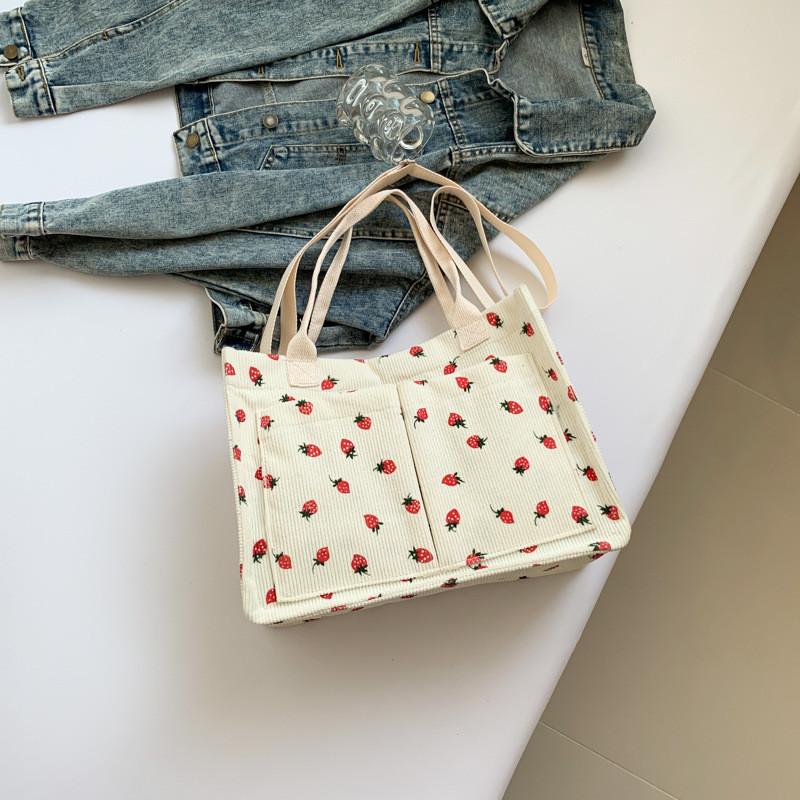 Chic And Spacious Women s Canvas Tote Bag Perfect For Everyday Casual Fashion белый