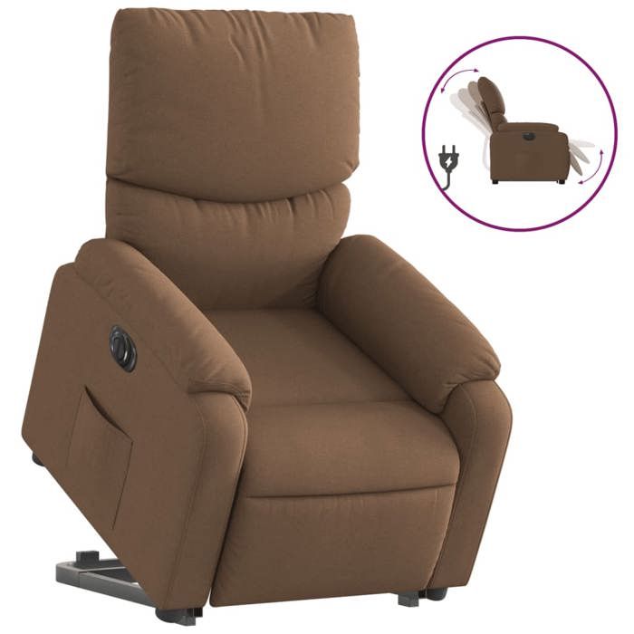 VidaXL Electric Recliner, Relaxation Chair with Adjustable Backrest and Footrest, Living Room Seat 3204852