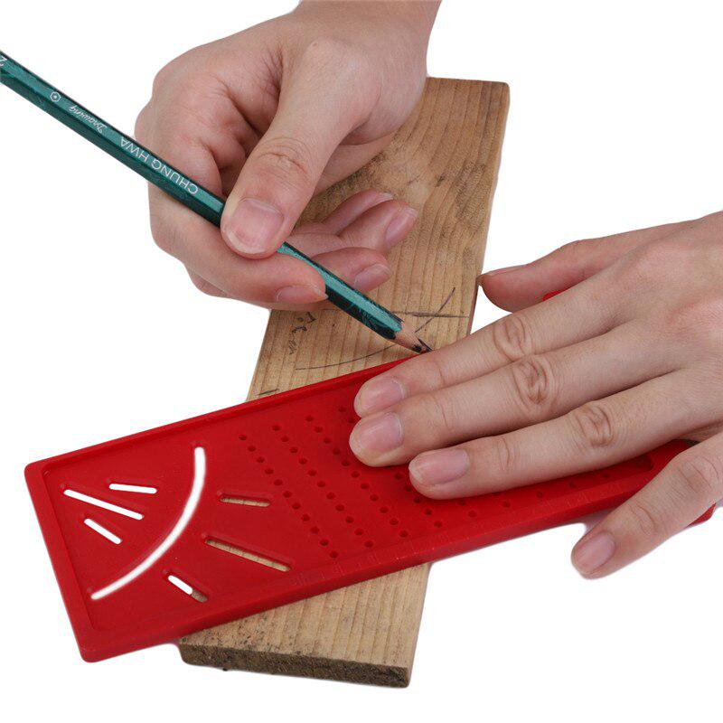 Buy Precision Aluminum Alloy Wood Write Mark Line T-Type Cross-Ruler ...