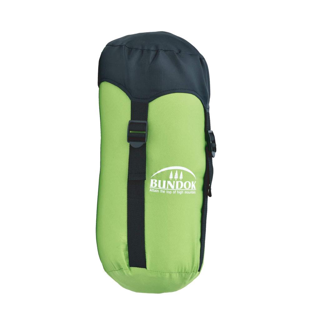 BUNDOK Microfiber Sleeping Bag BDK-36LG, Envelope-Style, Double-Sided Zipper, Camping, Suitable for Temperatures from 12°C (54°F)