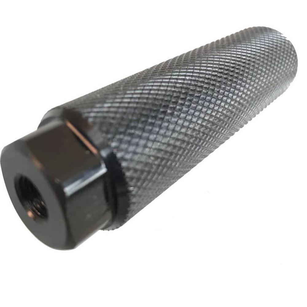 1 Pair Black Motorcycle Bike Alloy Foot Stunt Pegs Footrest Lever 3/8'' Axle