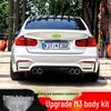 BMW 3 Series (2013-2019) M3 Conversion Kit: Front/Rear Bumpers, Side Bumpers, Hood & Fenders (F30/F35).