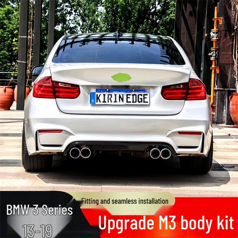 BMW 3 Series (2013-2019) M3 Conversion Kit: Front/Rear Bumpers, Side Bumpers, Hood & Fenders (F30/F35).