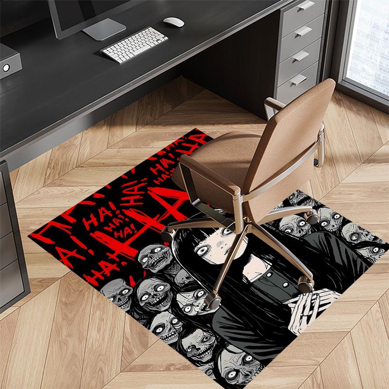 Thriller Manga Junji Ito Tomie0 Printed Absorbent Washable Carpet, Non-Slip Bathroom Mats, Kitchen Rugs, Yoga Mat,Living Room Entrance, Camping Picnic