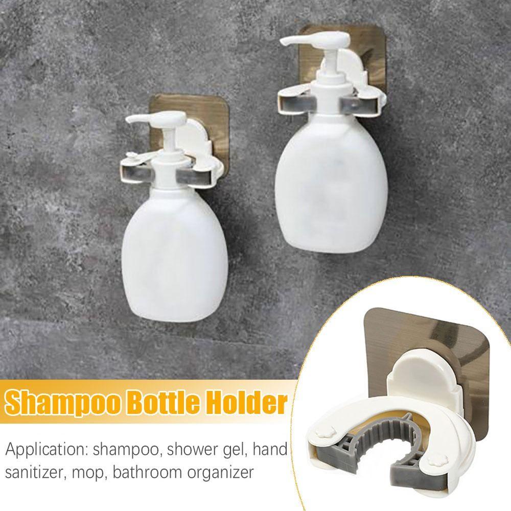 

Plastic Shampoo Rack Punch-free Liquid Soap Hanger Durable Shampoo Holder