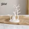 Small Countertop Organizer Cute Cat Tree Branch Jewelry Organizer 3D Printed Earring Bracelet Hair Necklace Display Rack Tie Storage Holder,