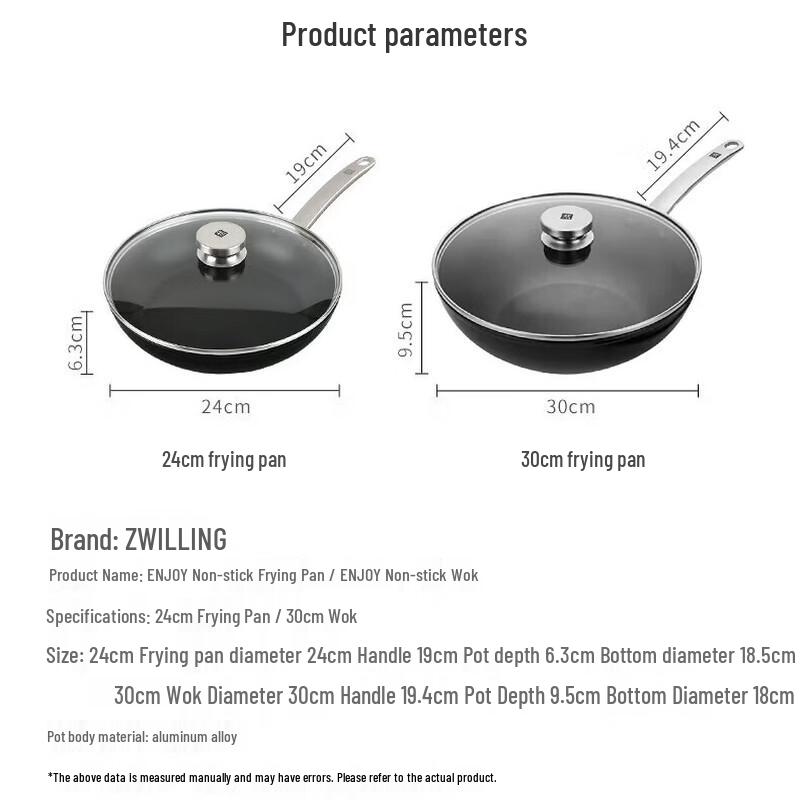 ZWILLING Non-Stick Frying Pan with Lid - 24cm