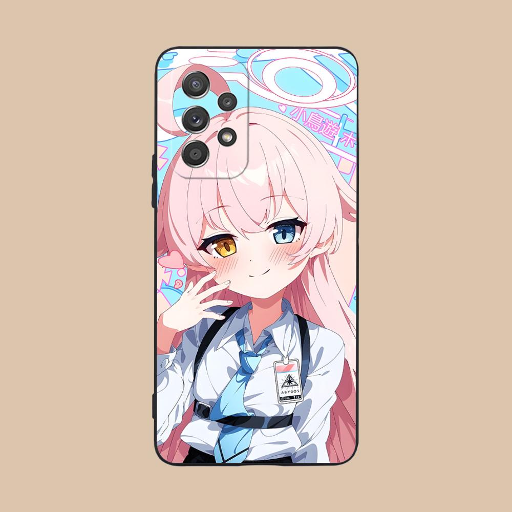 Blue Archive Takahashi Hoshino Matte Mobile Phone Case for Samsung Galaxy M55 54 42 35 34 33 32 23 22 15 14 13 12 F55 5G
