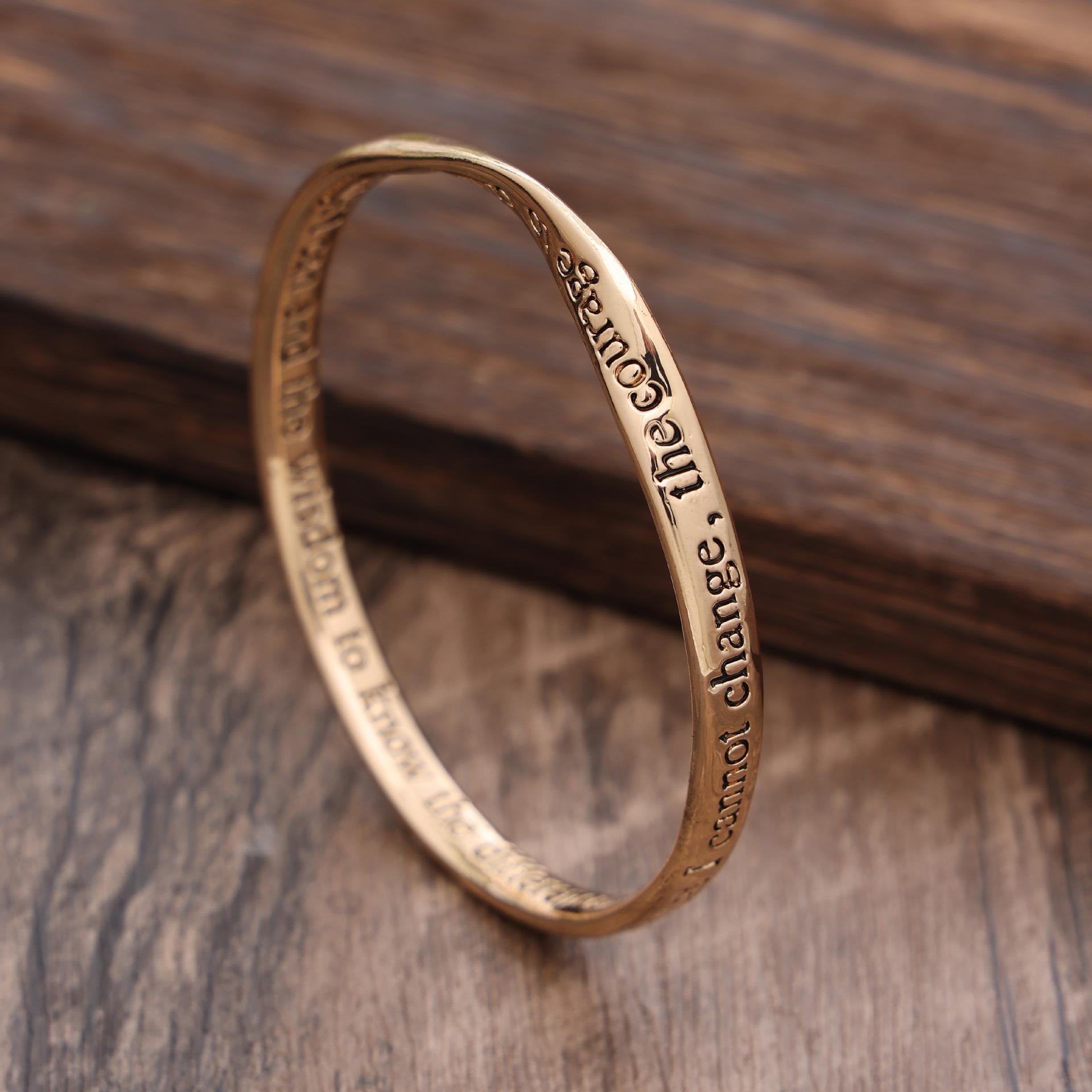 

Английский знаменитый цитатник, браслет-манжета, ретро Мёбиус, высококлассный, мужской и женский, универсальный браслет