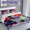 3pcs Custom Name JoJo's Bizarre Adventure Set,Includes 1 Duvet Cover and 2 Pillowcases,All-season Bedroom Decor