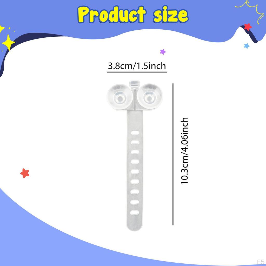 10 Pieces Aquarium Suction Cup Cable Ties Accessories Easy to Install Multifunctional for