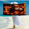 Individuelles ultraweiches Strandtuch mit Halloween-Horror-Thema, ideal für Pool - Camping, Tauchen - Perfekter Reisebegleiter, Lebendiges Strandtuch.