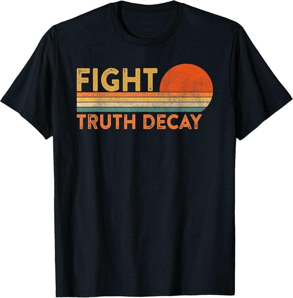 NEW LIMITED! Fight Truth Decay Facts Matter Anti Conspiracy Tee - MADE IN USA