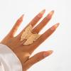 Ingemark 27 Styles Unique Exaggerated Big Flower Starfish Moon Rings Women Punk Geometric Adjustable Finger Ring Grunge Jewelry
