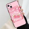 Kawaii Strawberry Milk Phone Case For iPhone 17 Pro Max 16 15 14 11 12 13 Pro Max mini 15 16 Plus 16e 17 Air Cover