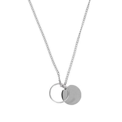 SQUAZ Necklace Couple Daily Simple Ring Necklace SIDA177