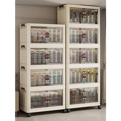 Large Capacity Multifunction Folding Storage Cabinet Dustproof Wardrobe Closet Organizer Easy-to-Install Storage Boxes