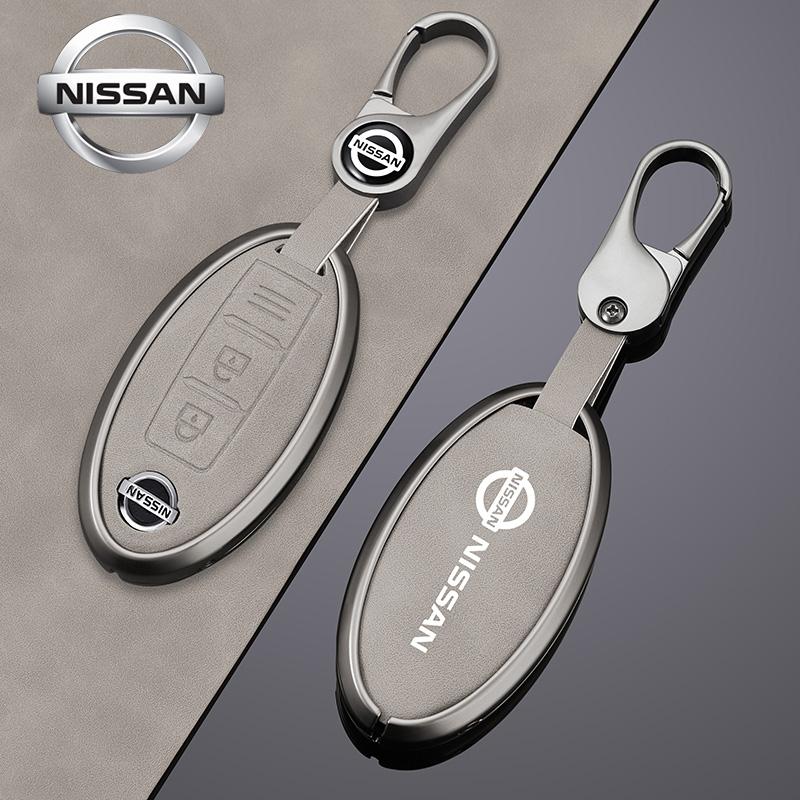 Zinc Alloy Car Key Case Full Cover for Nissan Leaf Qashqai Micra J11 J10 X Trail T32 Versa Note Patrol Key Fob Cover Accessories