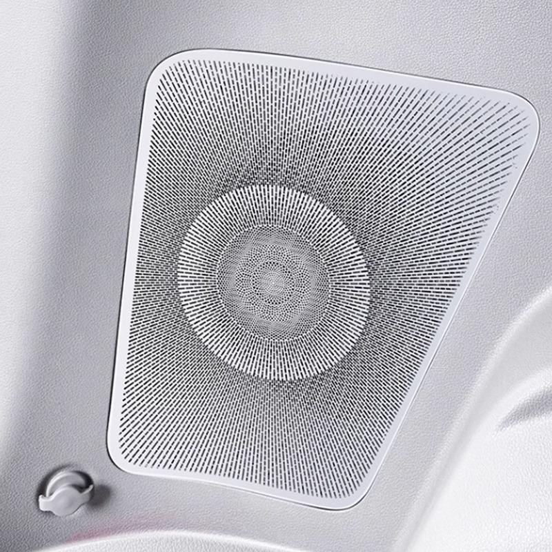 For Hyundai Custo  -2024 Stainless Steel Car Last Row Door Lower Audio Speaker Cover Frame Auto Interior Accessories