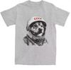 2026 Leika Space Uzbekistan Astronaut Dog Pattern TShirt Short Sleeve Casual Wear Unisexs And Unisexs TShirts Unisexs Jacket
