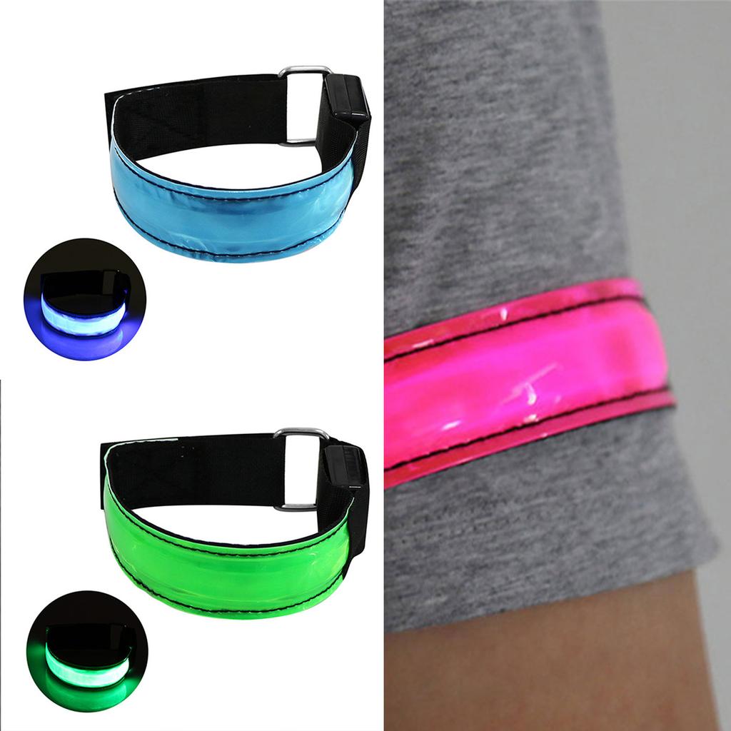 360 Visible LED Light Up Armband For Runners Cycliss Concerts Parties Nylon Webbing Armwear for Outdoor Activity