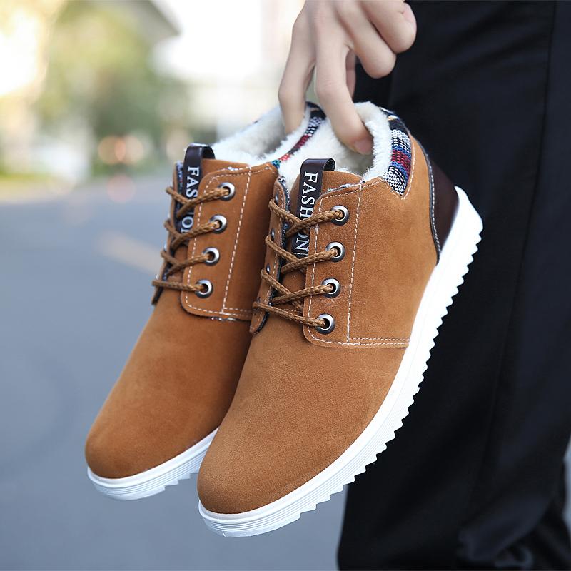 Fashion 2024 Popular Male Footwear Antumn Winter Fashion Casual Shoes for Men Adults Comfortable Senior Suede Black Male Sneakers