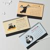 Yousheng 2026 Fluffy Cats Desk Calendar Large Cat Calendar Monthly Planner with Clearly Readable Dates Office Christmas Gifts
