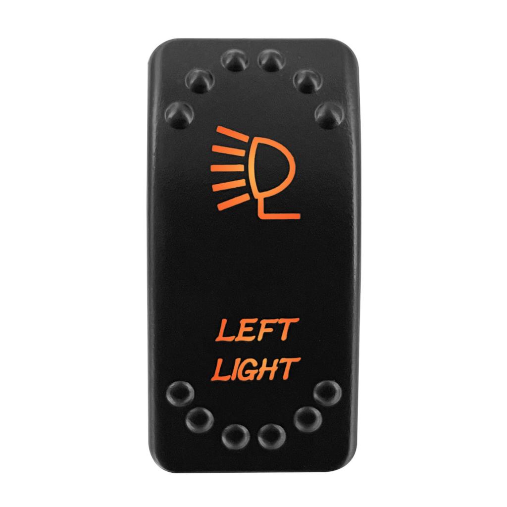 12V 24V Laser Rocker Switch Orange Led Light ON OFF / ON OFF ON for Car Boat Polaris RZR Can-Am ATV UTV RV Maverick Commander