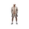 Jordan Sport Casual Lace-Up Five-Point Shorts Men Shorts Oatmeal Gray-Black HV8736140